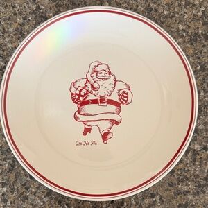 Festive Sur La Table Santa Claus Plate